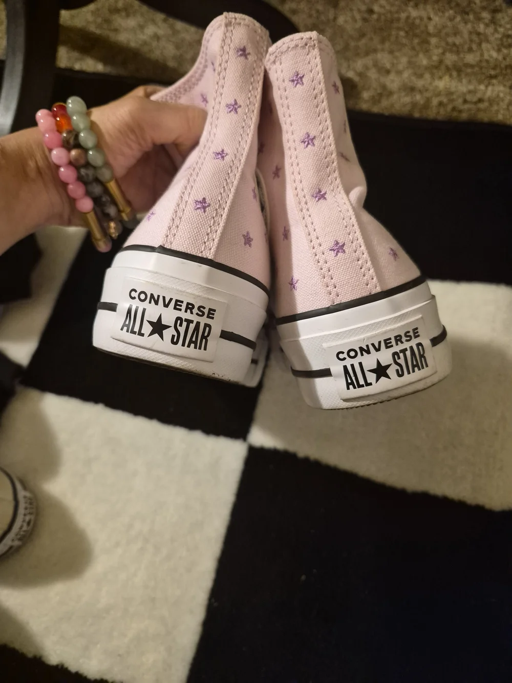 Converse Pink Star High-Top Sneakers